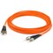 Add-On This Is A 2M St (Male) To St (Male) Orange Duplex Riser-Rated Fiber ADD-ST-ST-2M6MMF - alternate 1